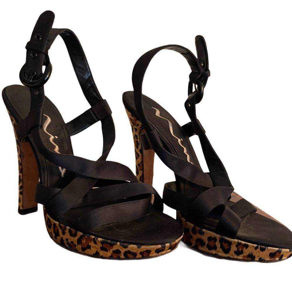 Nina Leopard Print Heels‎